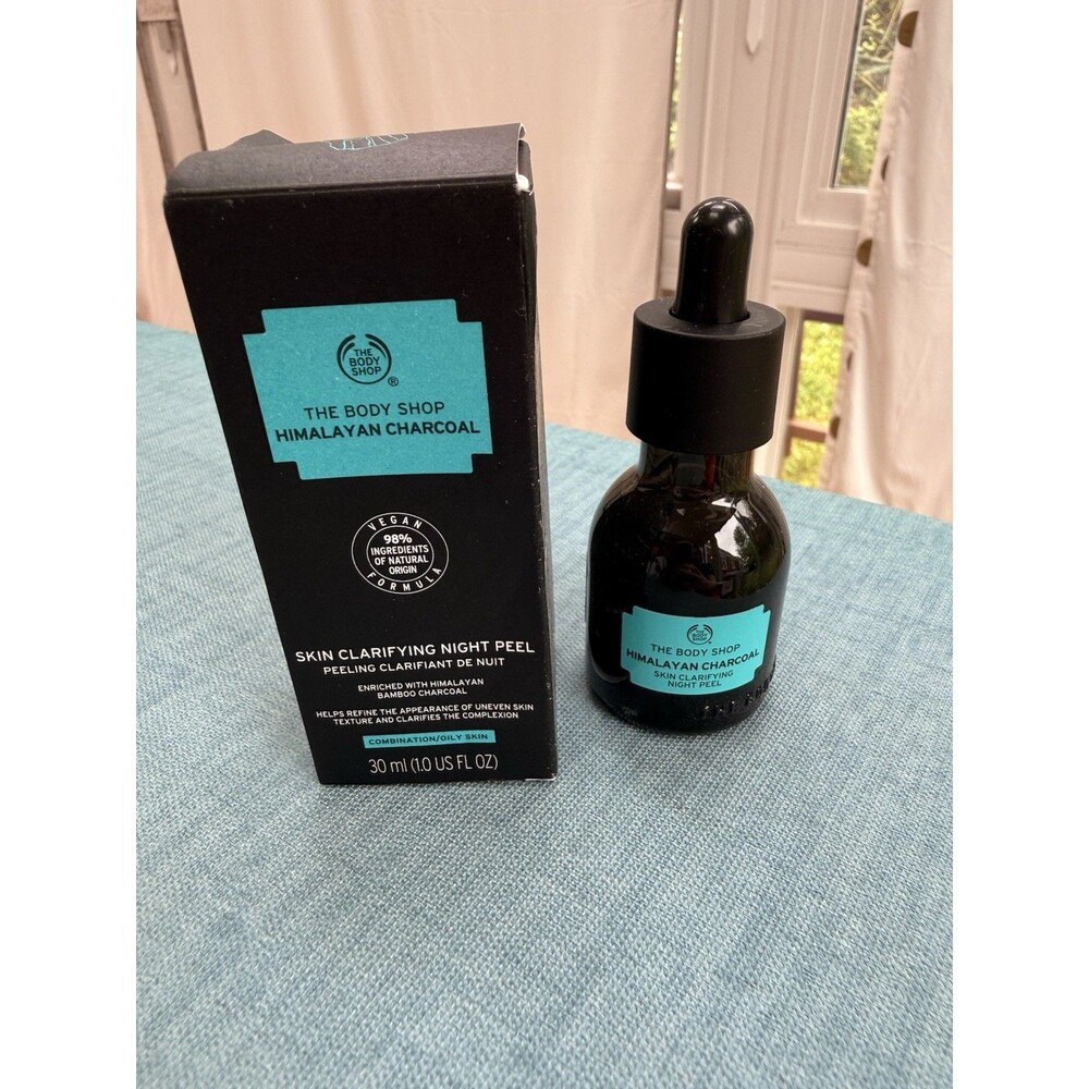 The Body Shop Himalayan Charcoal Skin Clarifying Night Peel Vegan w/ Box 30ml